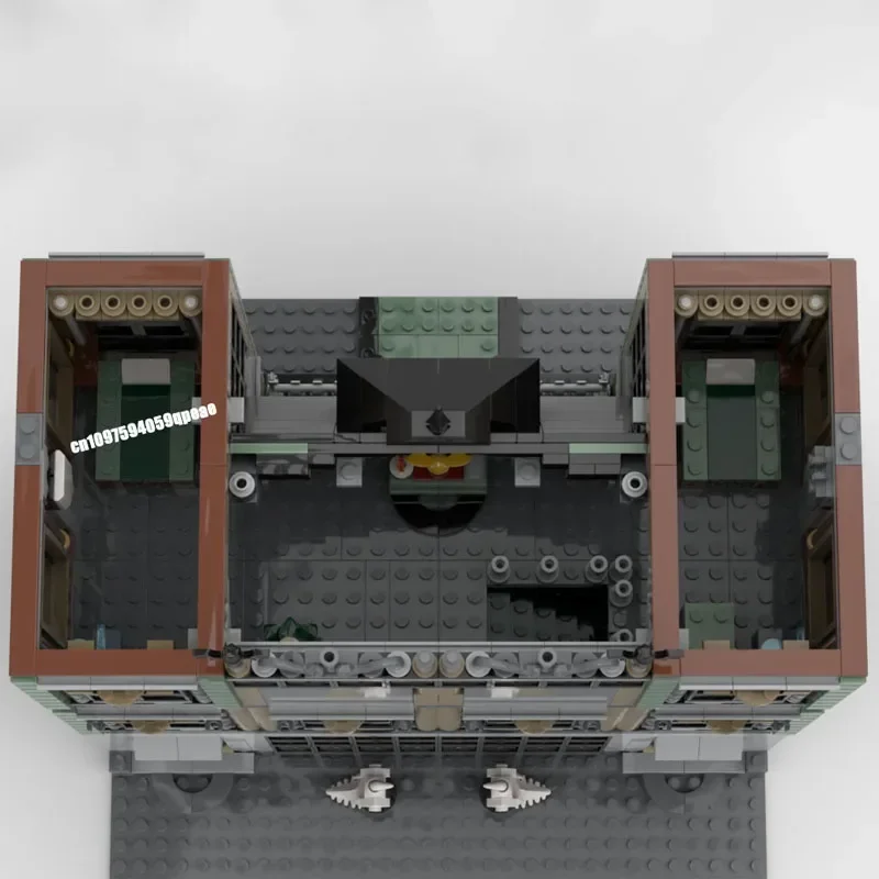 뜨거운 3041Pcs 유명한 마술 영화 Moc-210682 말포이 매너 모델 사용자 정의 퍼즐 Diy 크리 에이 티브 아이디어 아이 장난감 생일 크리스마스 선물