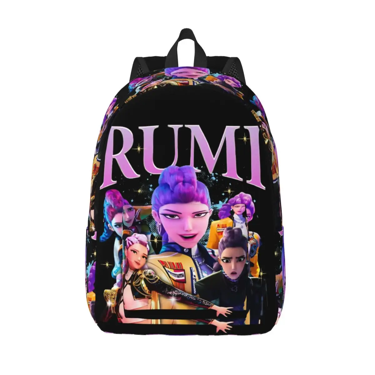 

Rumi Kpop Demon Hunters винтажный крутой рюкзак прочный студенческий походный дорожный рюкзак для мужчин и женщин сумка через плечо для ноутбука