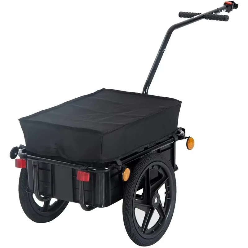 Multi-Functional Bicycle Cargo Trailer Steel Large Bike Luggage Carrier