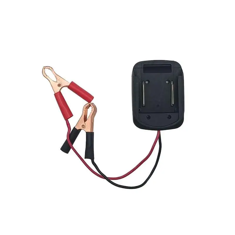 Lithium Battery Power Adapter Copper Alligator Clips High Precision Conductive for DIY Automotive Repair Projects