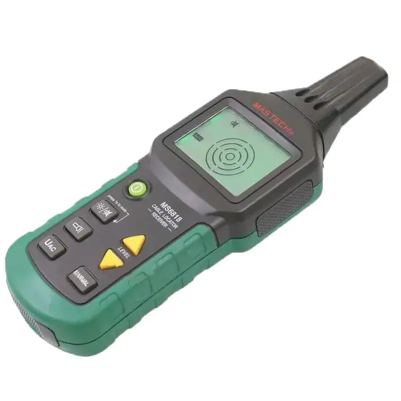 Mastech MS6818 Portable Professional Wire Cable Tracker Metal Pipe Locator Detector Tester Line Tracker Voltage12~400V