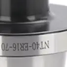 

1-цанговый хвостовик, совместимый со шпинделем NT40, цанговый патрон ER, метрический фрезерный патрон, держатель инструмента с ЧПУ, резка