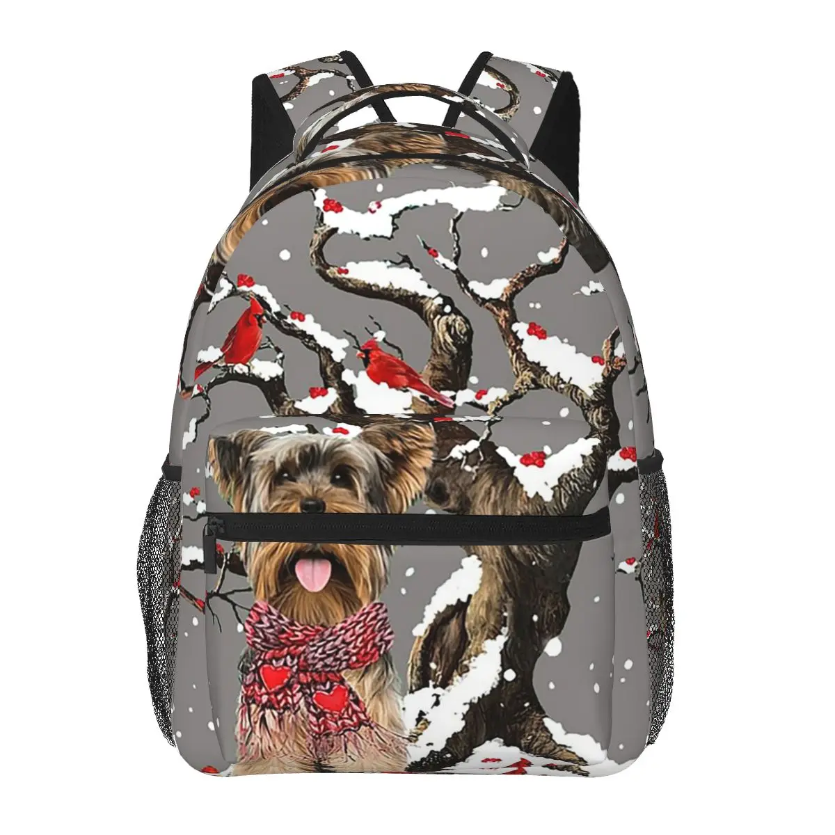 

Cute Yorkshire Terrier Yorkie Puppy Dog Student Backpack School Bag Hiking Travel Daypack for Boys Girls Bookbag Shoulder Bags