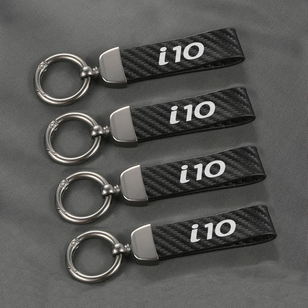 For Hyundai i10 I10 N Line 2008 2009 2010 2011 2012 2013 2019 2020 2021 2022 Car Fashion PU Leather Keychains Decor Accessories