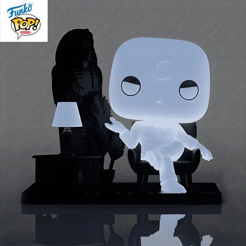 In Stock FUNKO POP Original Marvel Comics Moonlight Knight Ordinary Hidden Activated Figure Model Collection Holiday Gifts - Image 4