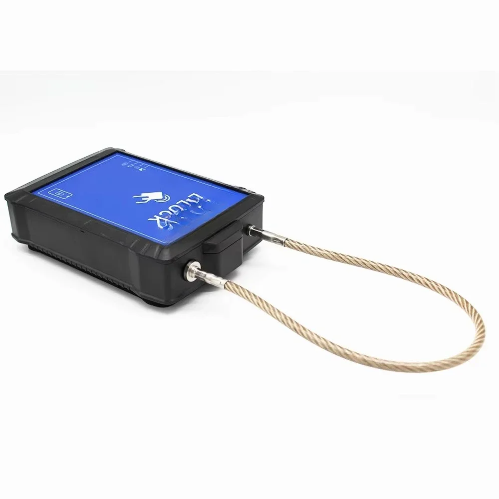 10400mAh Waterproof IP68 Global Positioning System Tracker Electronic Lock Cargo Safety Seal