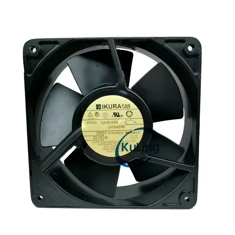 for Yura IKURAFAN High Temp Metal Cooling Fan 200V for 1209-009 UHS4556 Original Japan Industrial Heat Resistant Blower