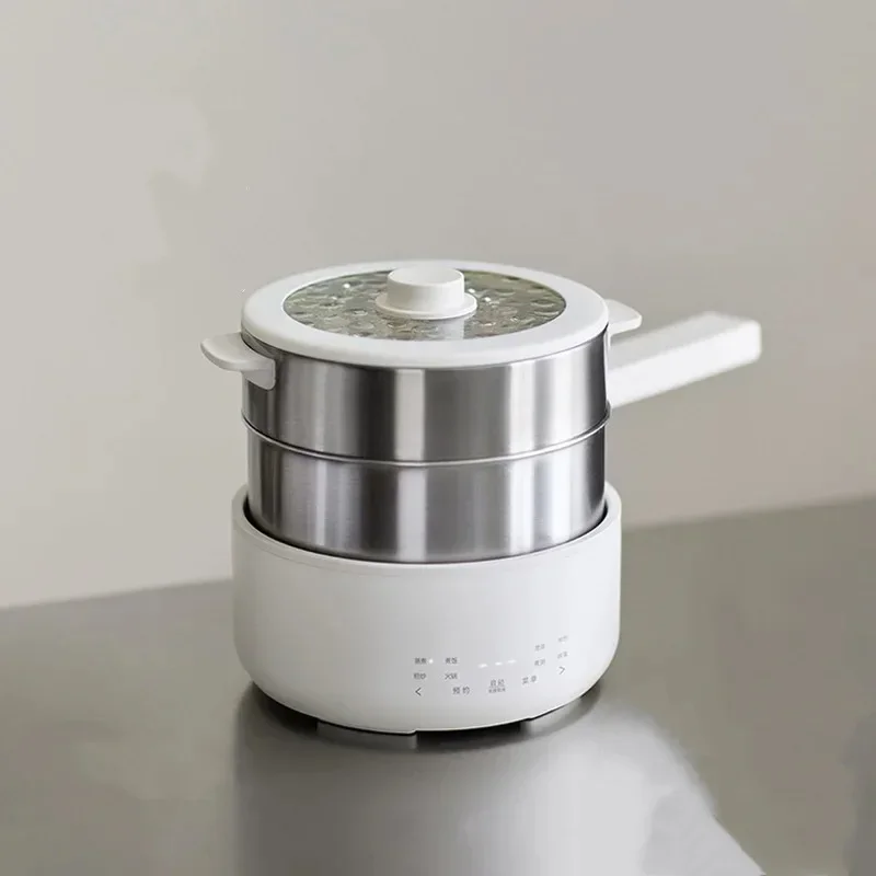 0‑Coating Stainless Steel Electric Cooker 2.5L Multi‑Function Detachable Healthy Hot Pot Non‑Stick Free For Household Cooking
