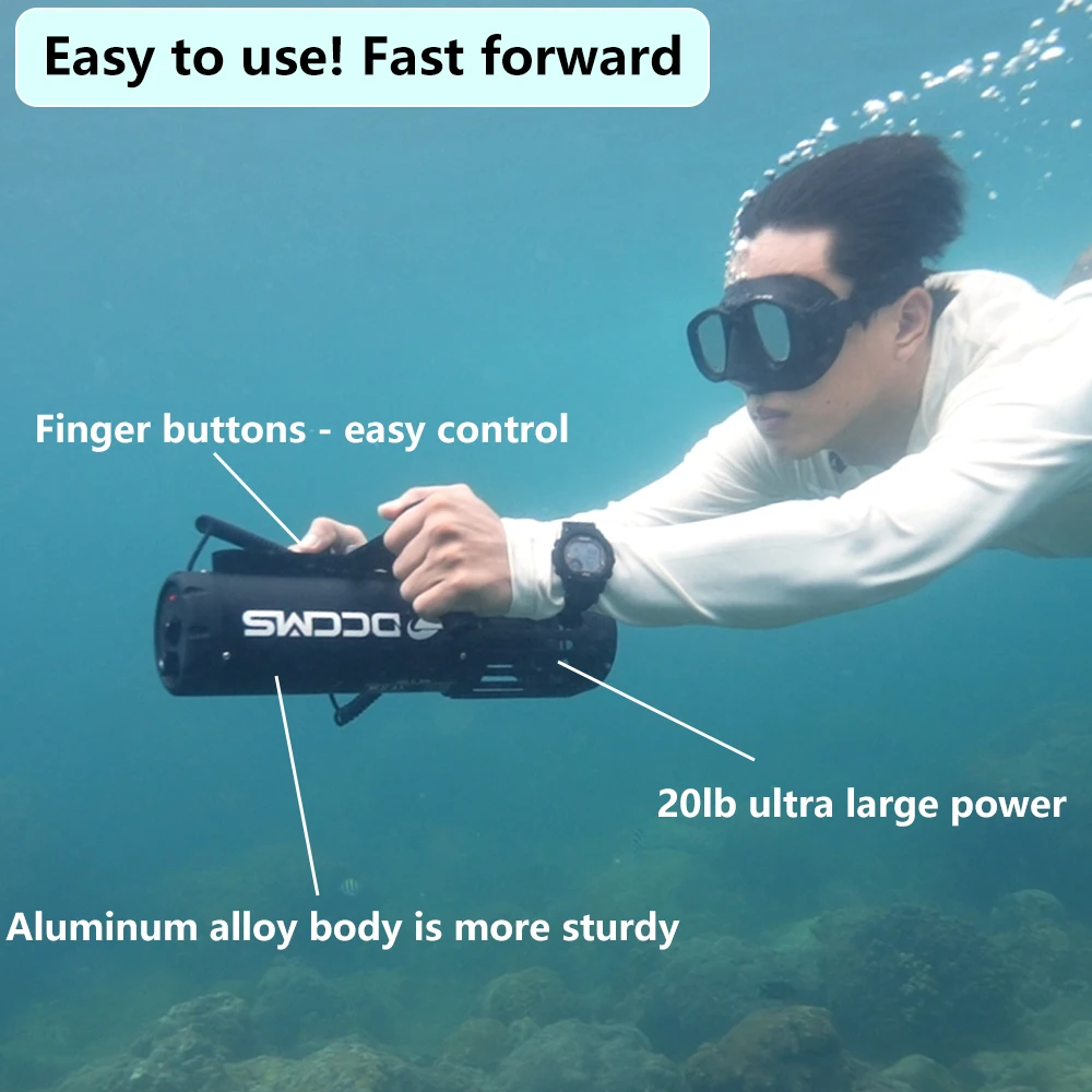 DCCMS Underwater Scooter Divin - Aquatic Diving ulasan dan harga