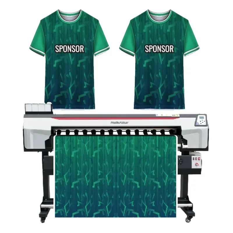【2026】1.6m Digital T Shirt Decal Sublimation Printer Best Heat Transfer Printer For Polyester Fabric Textile Home Busines