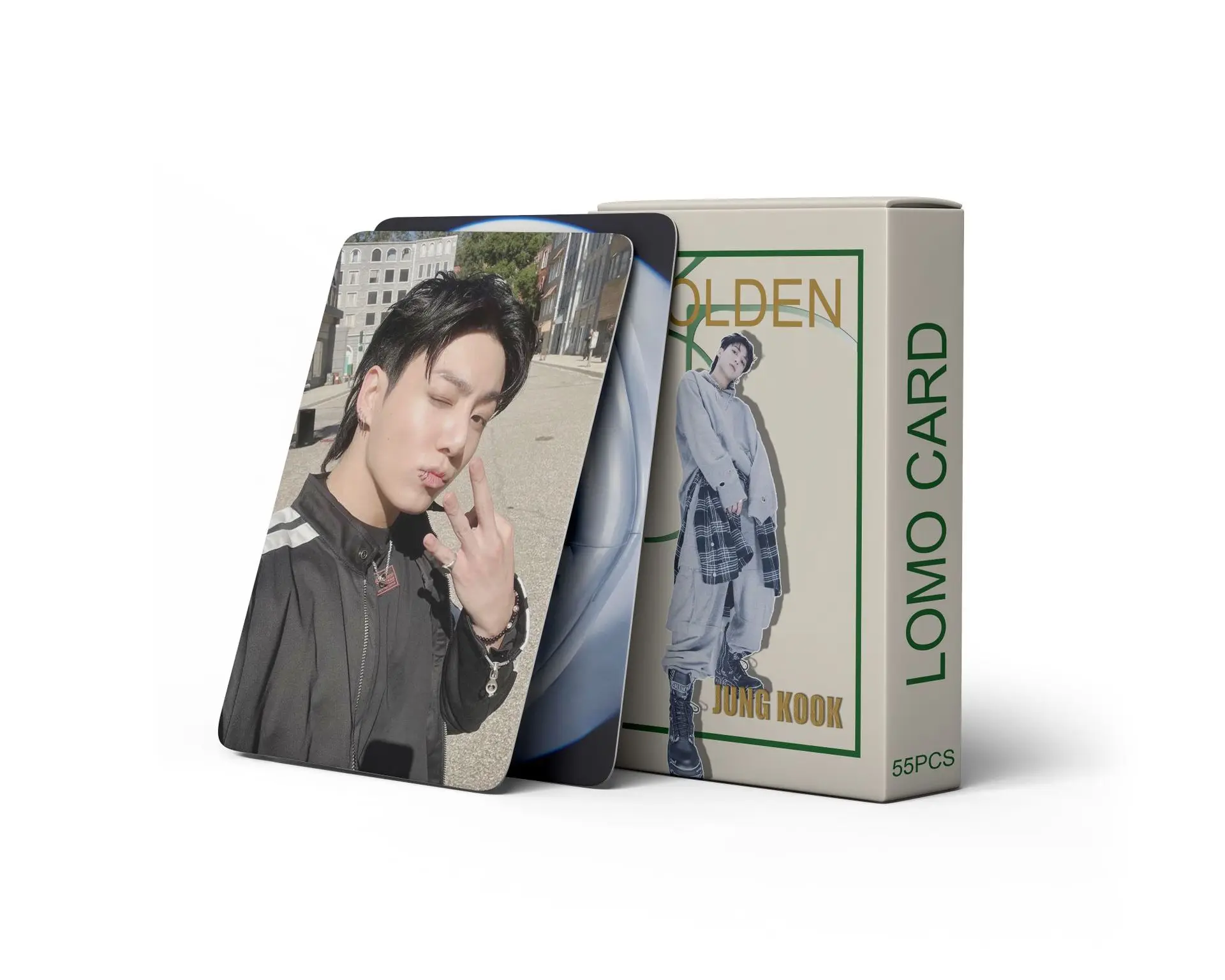 XIURAN JK GOLDEN Mini Álbum Photocard, Cartão KPOP Lomo, estoque pronto, 55pcs por caixa