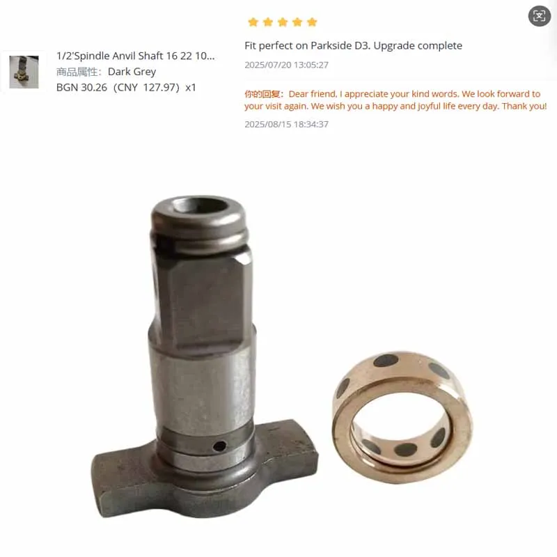 

1/2'Spindle Anvil Shaft Sleeve Ring WU268 278 279 Electric Wrench for Worx Parkside 2Ov A1 C3 Screwdriver Replacement Household