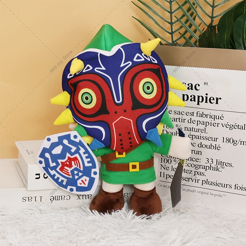 The Legend of Zelda With Mask Link With Mask Plush Toys Cartoon Soft Stuffed Doll for Kids Best Gift