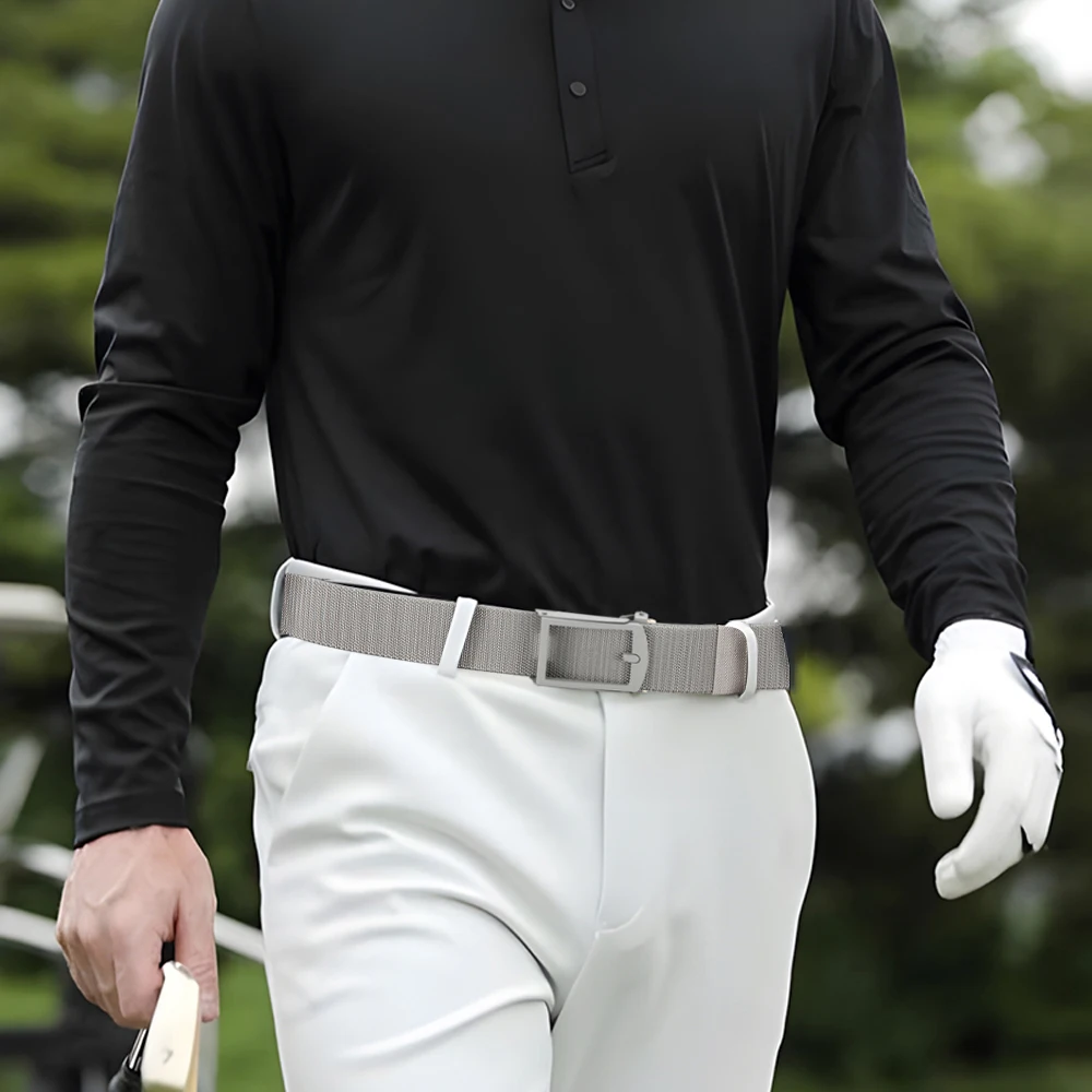 Cintura tattica da caccia all'aperto da uomo con fibbia multifunzionale Cintura in nylon Cintura in tela del Corpo dei Marines Fibbia in plastica 125 cm 3 pezzi