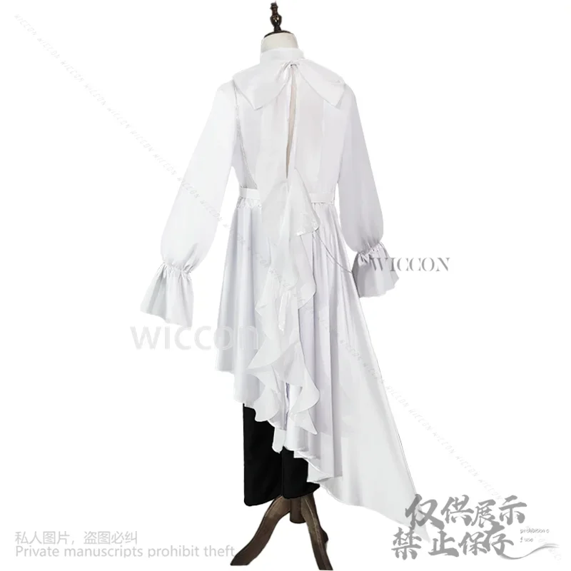 أزياء كوسبلاي لوكا التأثيرية أنيمي الغريبة لمرحلة الأداء زي المعبود بدلة أصفر فاتح شعر مستعار قصير لحفلات الهالوين Cus