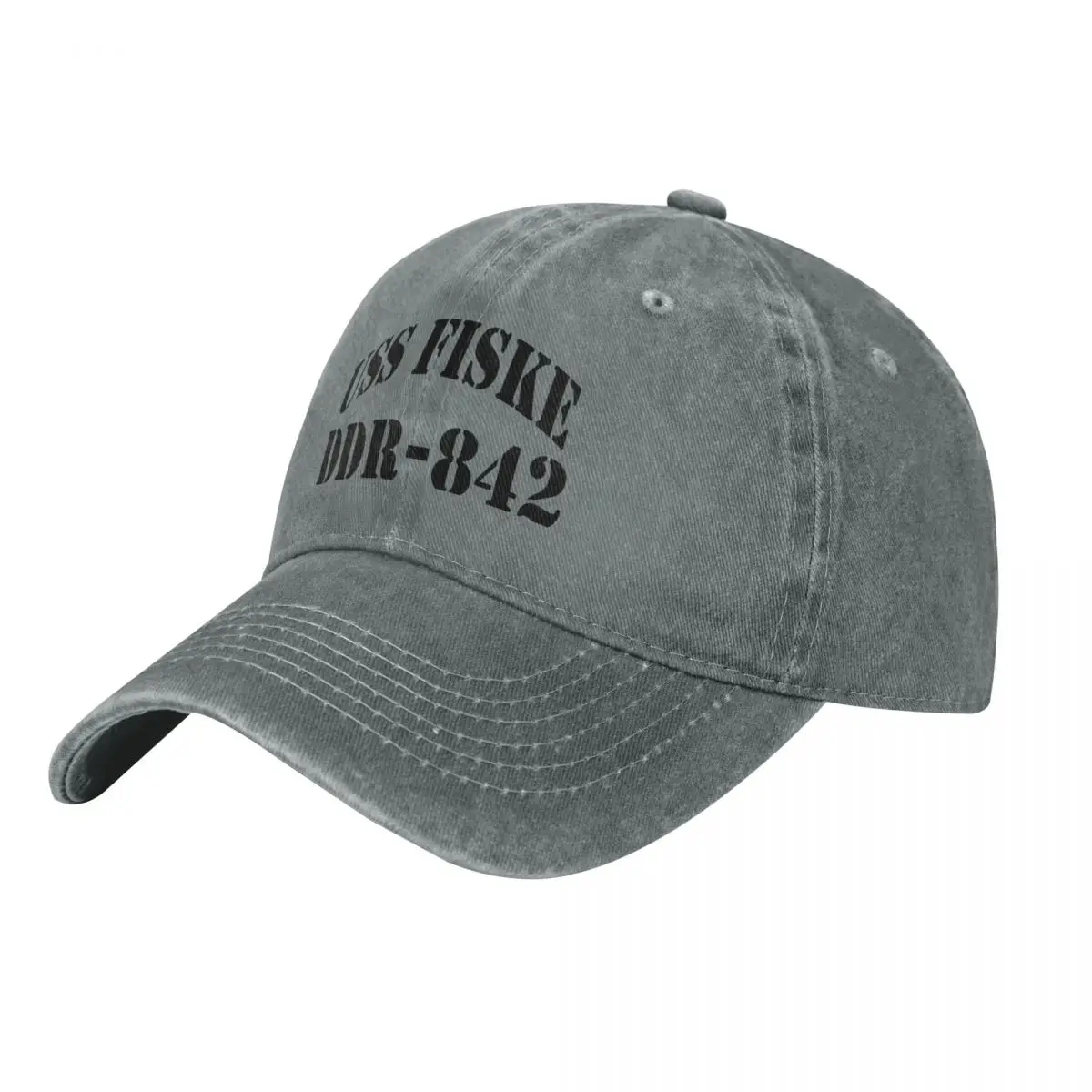 USS FISKE (DDR-842) SHIP'S STORE Baseball Cap dad hat Snap Back Hat Baseball For Men Women's