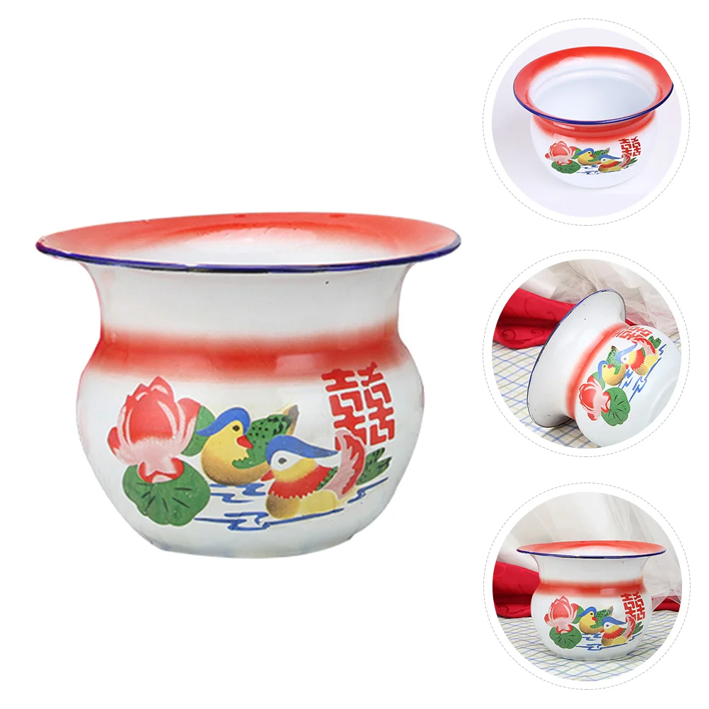 

Urine Bottle Spittoon Miss Potty Portable Urinals Enamel Toilet Bucket Children