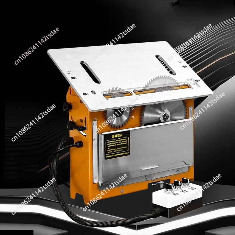 Woodworking home improvement push table saw multi-functional dust-free saw folding push table child and mother precision saw