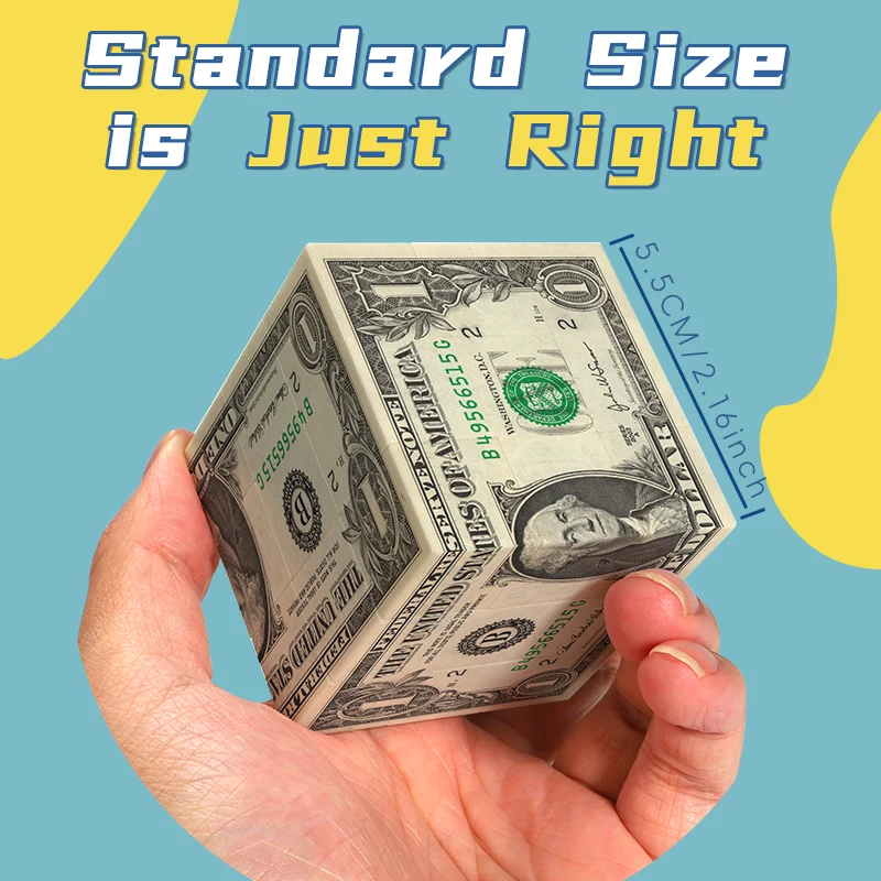 Cube de vitesse 3x3 de 1 dollars, élément d'impression UV, Cube magique, puzzle éducatif, jouets, cadeaux de noël, Thanksgiving, Halloween