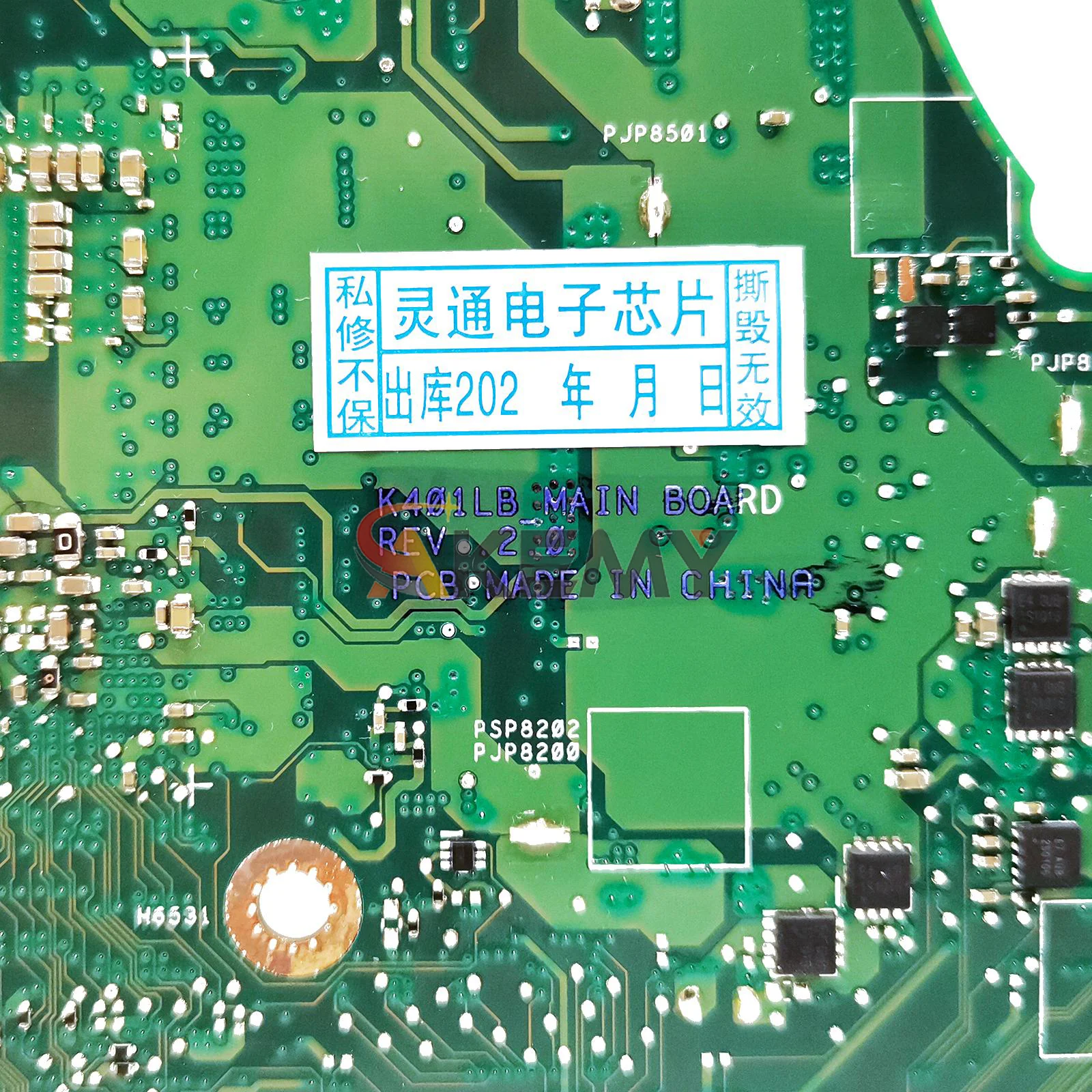 Placa base para ordenador portátil K401LB para ASUS VivoBook V404L V405L K401L A401L K401LB K401LX con CPU I3 I5 I7 100% pruebas OK stk
