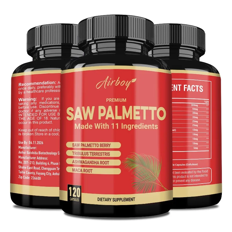 

Saw Palmetto Extract Capsules - Prostate Health Supplement ,Urinary Tract Support,Promotes Prostate Health
