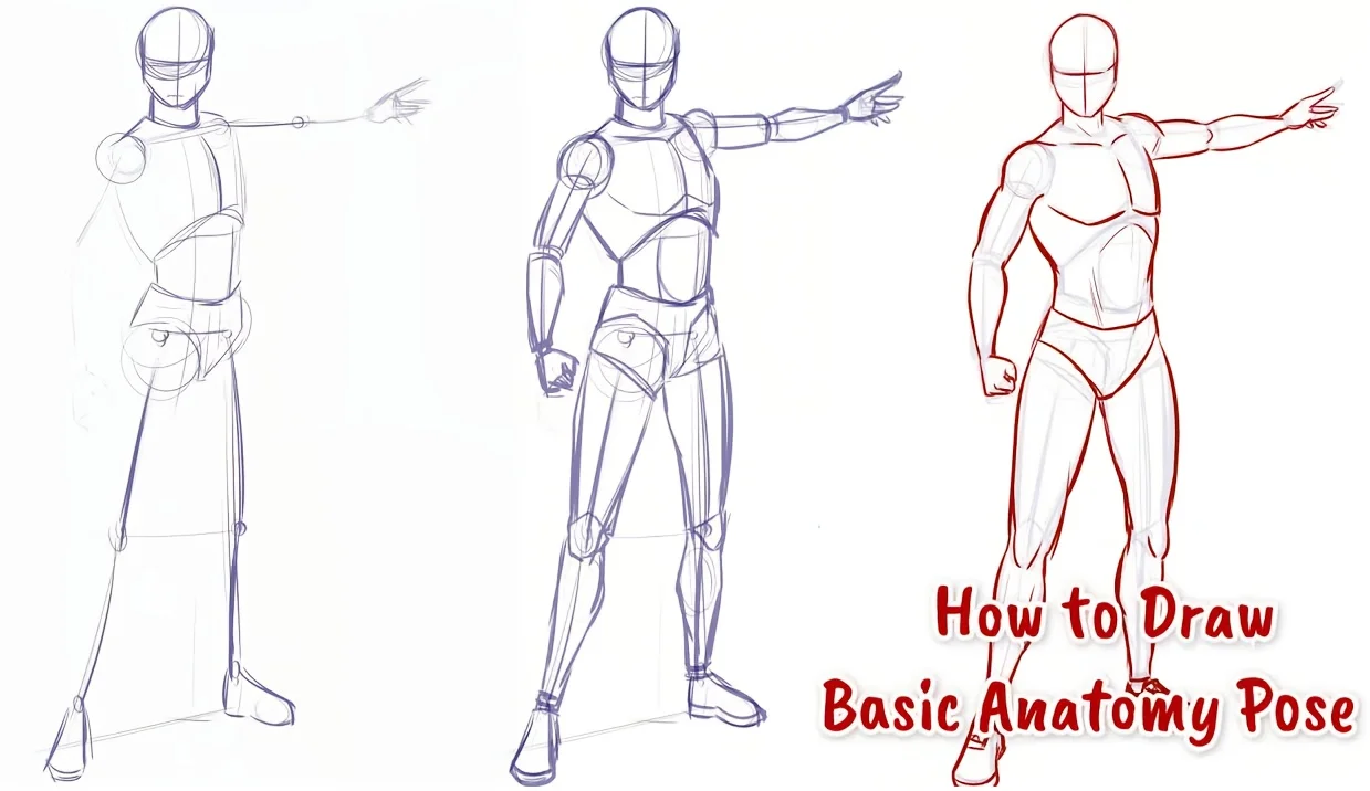 كتاب رسم فني بخط الشخصيات للمبتدئين - كراسة رسم فنية لممارسة التلوين، هدية للفنانين وطلاب الفنون