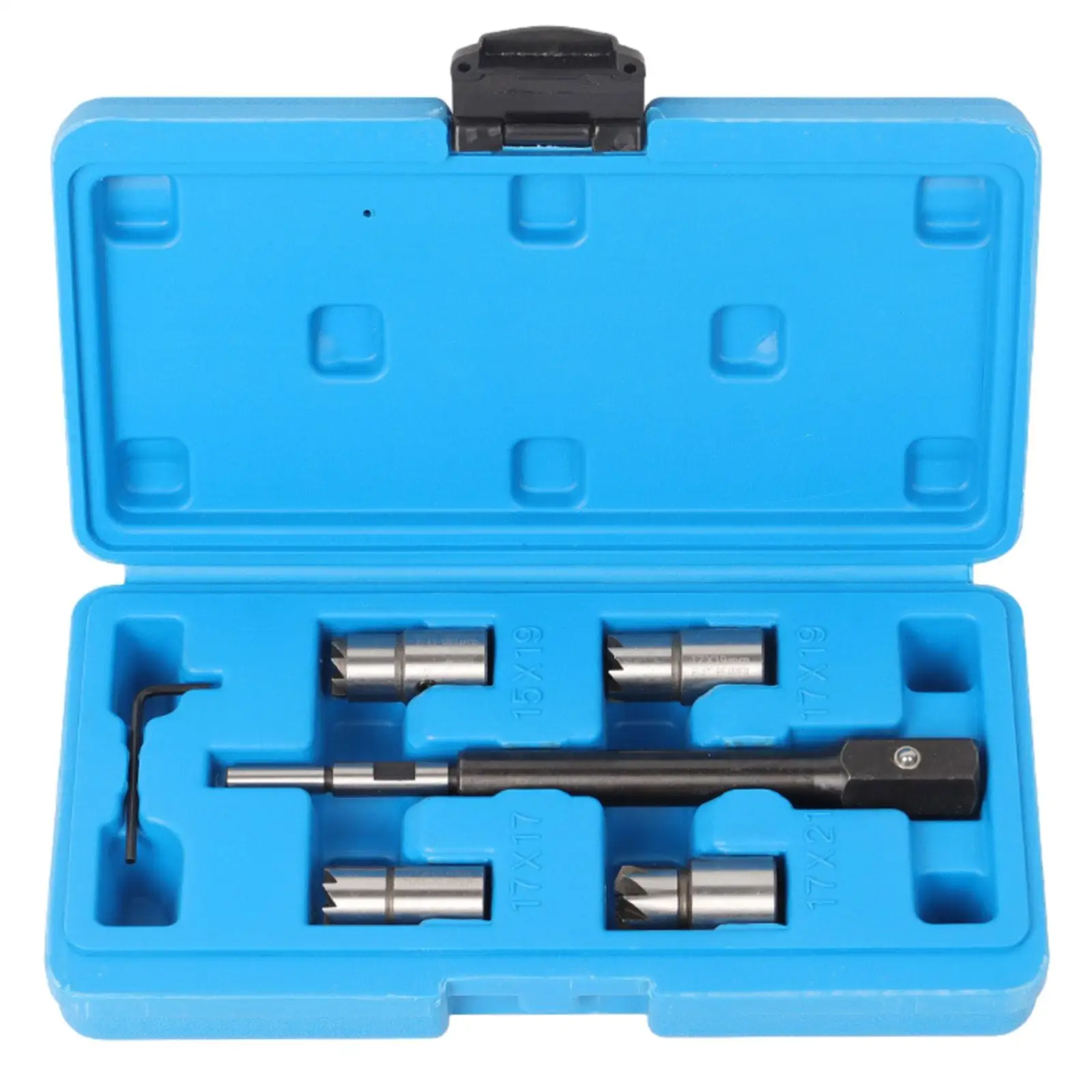 

Diesel Injector Seat Cutter Removal Tool with Storage Case Heavy Duty for Automobile Bicycles Motorbikes Repair Accessories