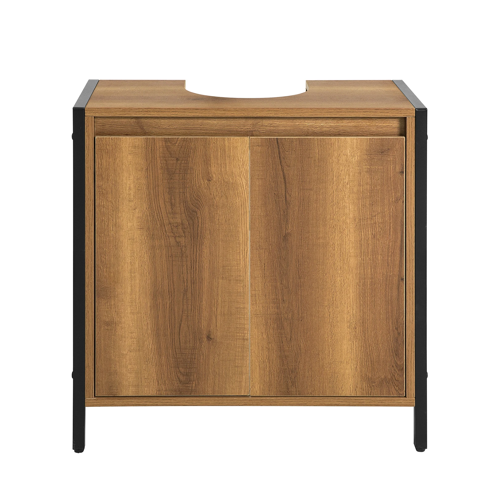 SoBuy BZR63-II-PF lavabo bajo armario baño tocador bajo armario muebles de baño vintage BHT CA: 60x60x30cm