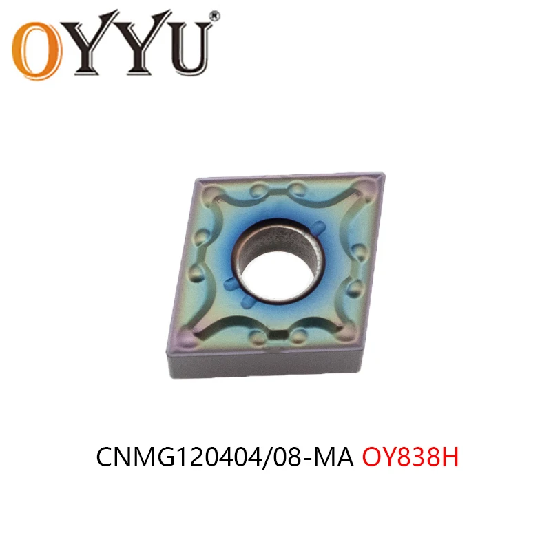 

OYYU CNC Carbide Insert Milling Cutter High Hardness CNMG120408-MA 120408 120404 CNMG120404-MA MA OY838H Turning Machine CNMG