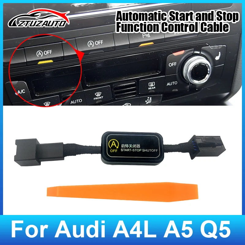 For Audi A4L A5 Q5 12-18 Auto Accessorie Start Stop Engine Smart off Canceller Delete Eliminator Disabler Device Control Plug