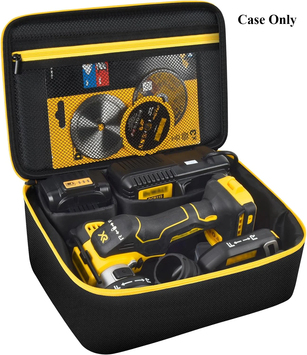 DEWALT 20V MAX 컷오프 도구와 호환 가능한 가방, 3 in 1 브러시리스 (DCS438B), 보관 케이스 운반 거치대 정리함