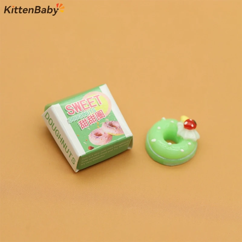 1/12 Dollhouse Simulation Cake Dessert Kitchen Food Model Miniature Dolls House Decoration Accessories Kid Pretend Play Toy