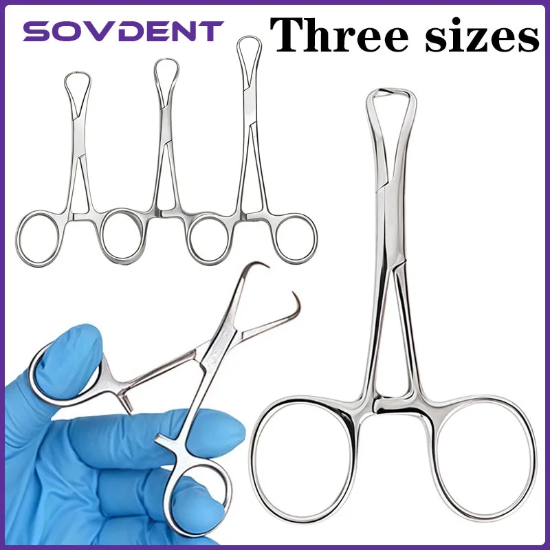 Dental Surgical Forceps Dental Fixed Cloth Plier For Clamp Cloth Towel Orthopedics Instruments Tool 9/11/14cm Stainless Steel