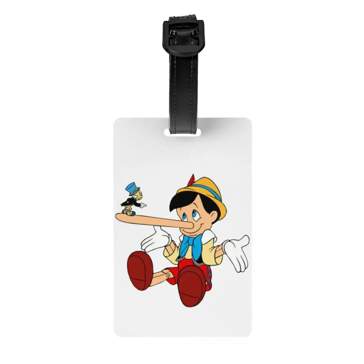 Pinocchio Jiminy Cricket Angry Luggage Tag Baggage Tag Privacy Cover ID Label