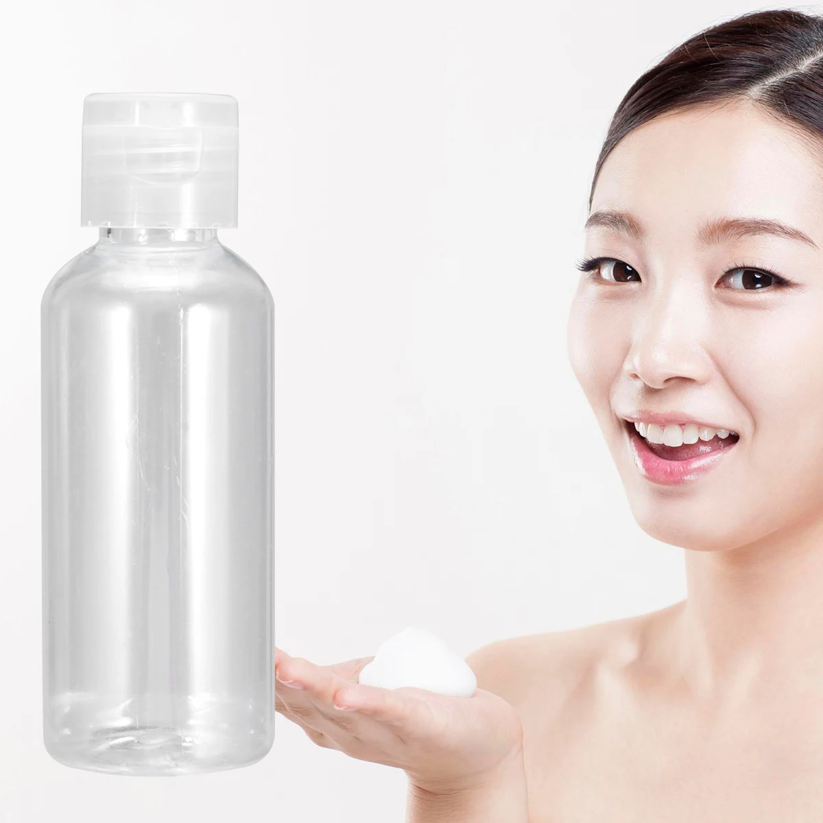 Bouteilles de sous-emballage en plastique rechargeables, 20 pièces, conteneur de stockage de voyage de 60Ml, distributeur vide pour Lotion, huile essentielle