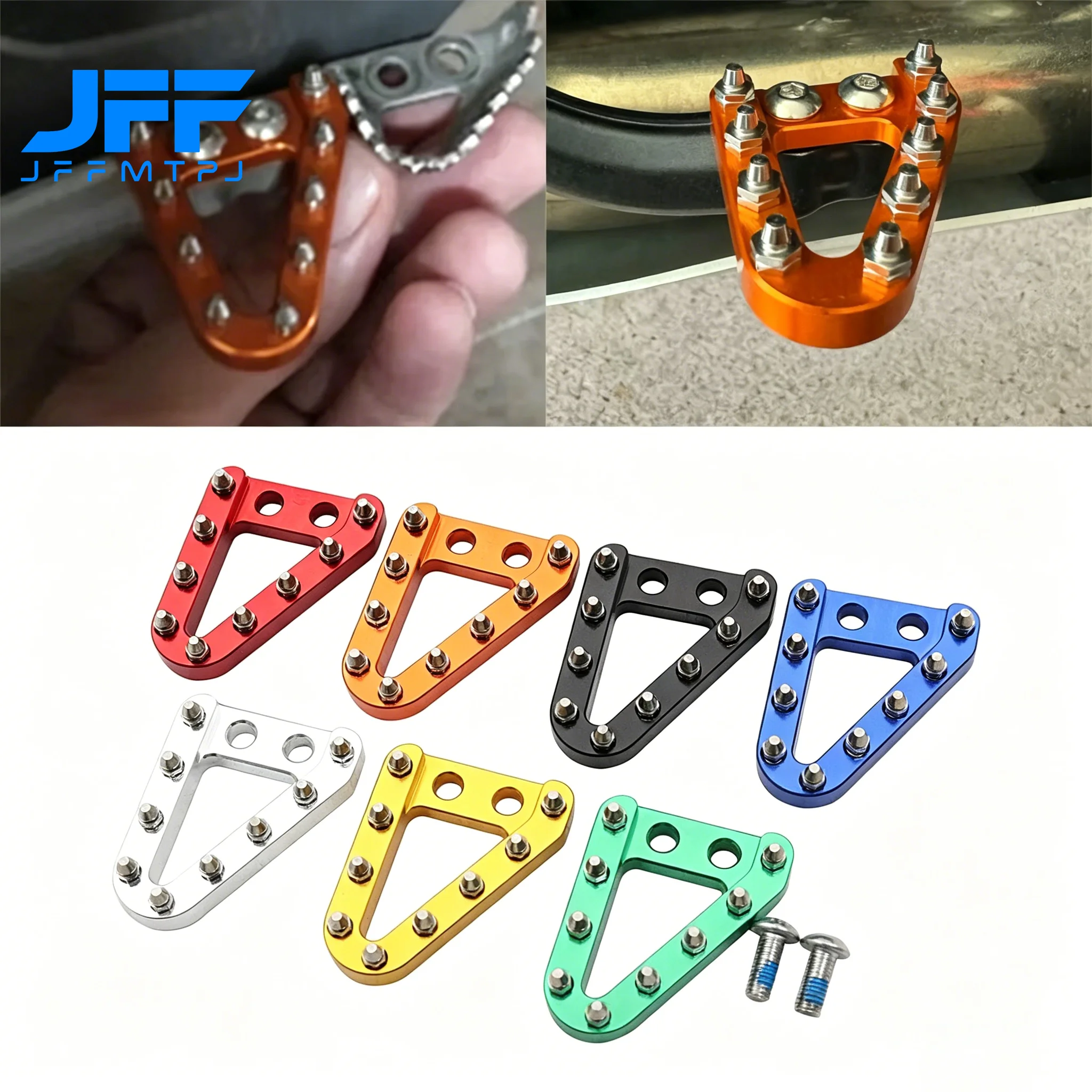 Motorcycle CNC rear brake pedal top For KTM SX SXF XC XCF EXC EXCF XCW XCFW 125 150 200 250 300 350 400 450 500 530 2008-2016