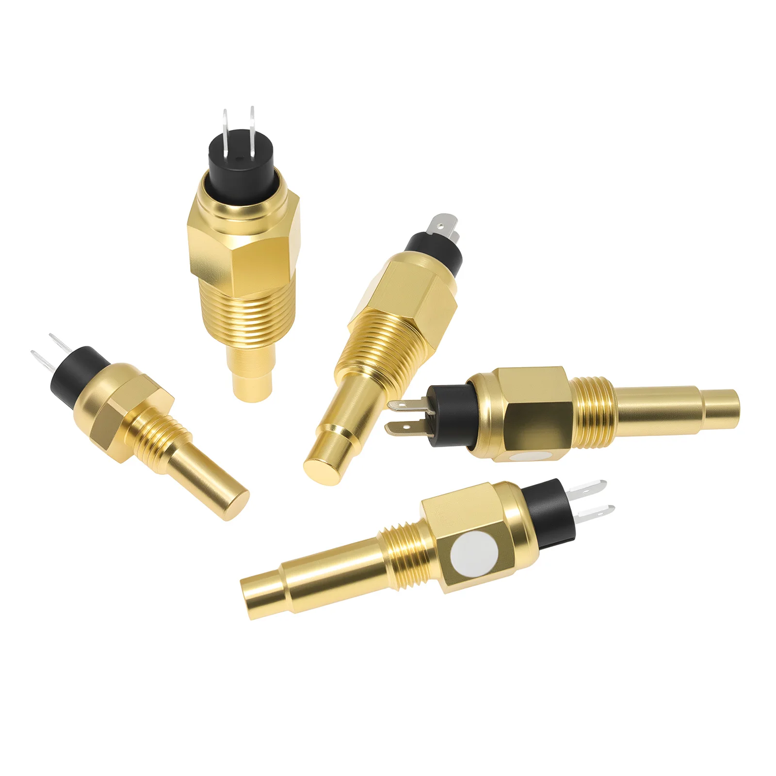 Sensor de temperatura del agua del motor diésel de gasolinas de 12/14/16/17/21 mm 120 ℃   Pieza del generador de alarma para coche, camión, barco, 1/8NPT, 3/8NPT