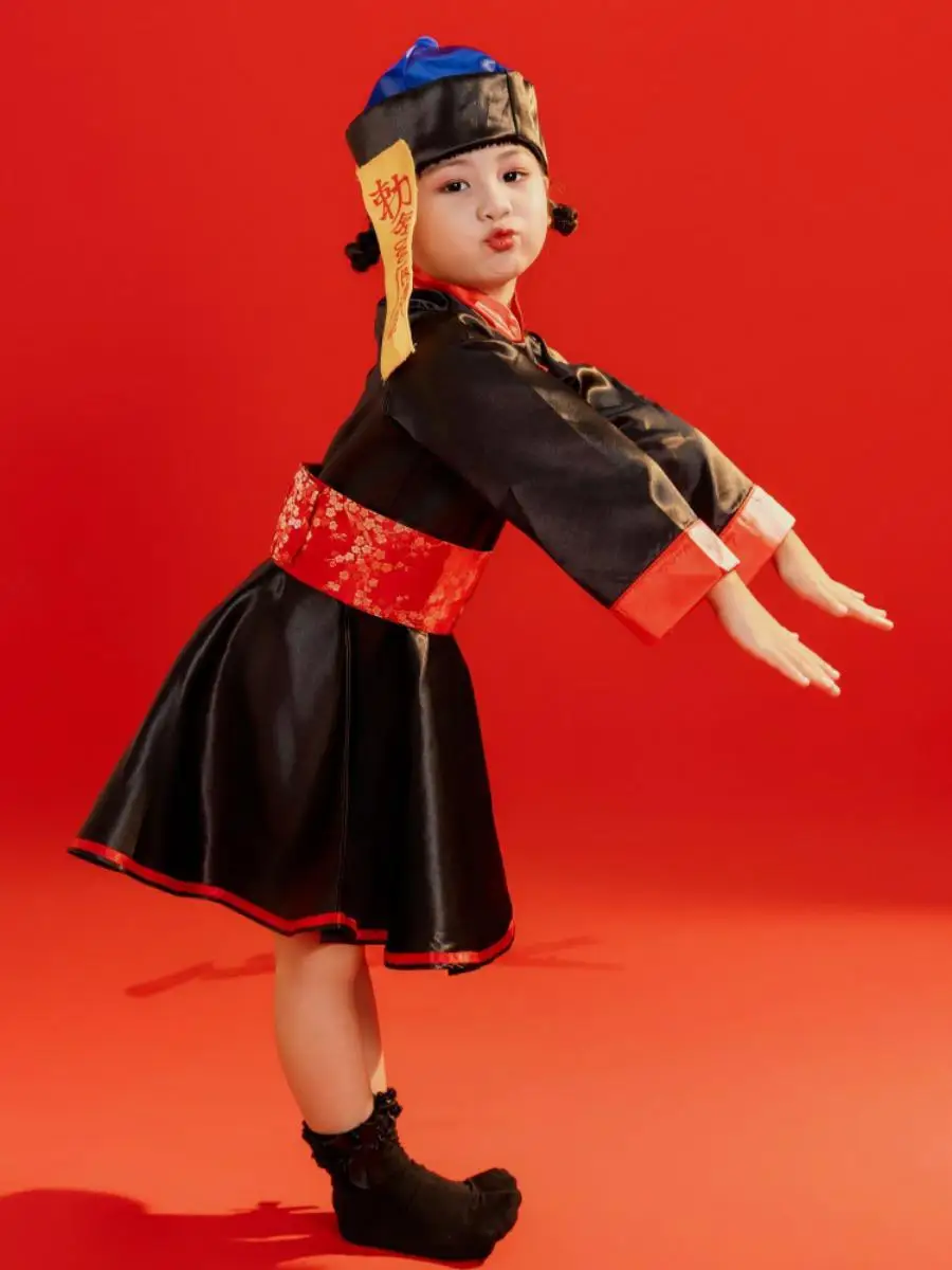 Kostium zombie dla dzieci, przebranie na Halloween, strój na występy sceniczne, zabawny kostium do odgrywania ról, ubranie z włókna poliestrowego.