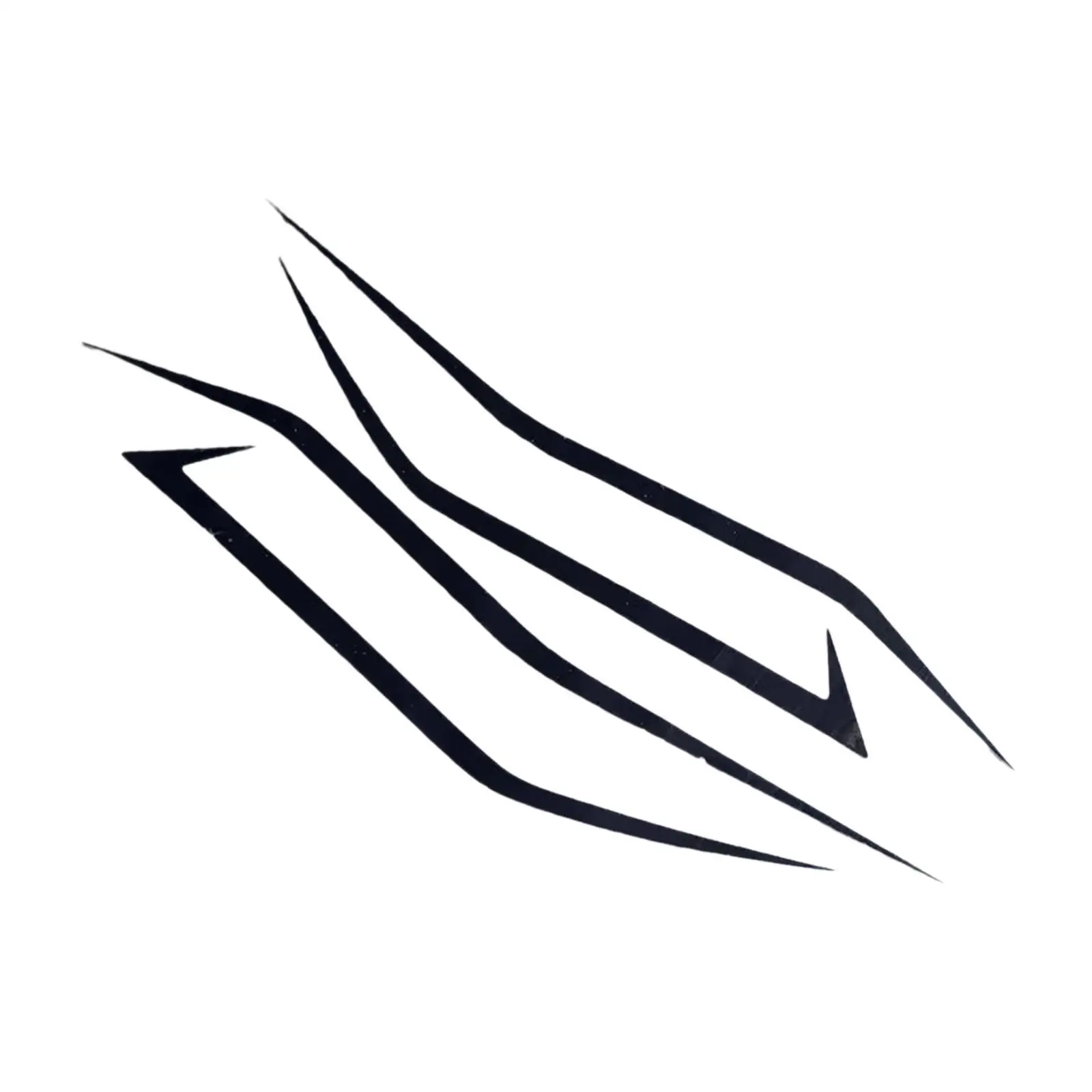 

Weather Resistant Motorcycle Sticker Vinyl Headlight Decal Universal Stripes for Motorbike Car Decorative Use