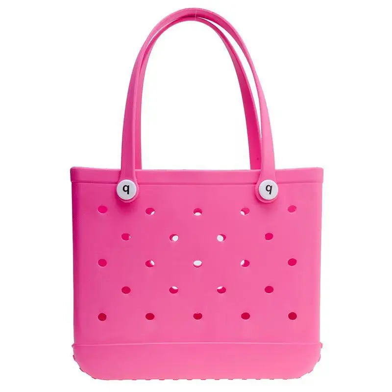 XL Jelly Strandtassen Zomer EVA Waterdicht Extra Grote Picknick Opbergmand Mode Vrouwen Winkelen Handtas Rubberen Strandtas Cadeau - afbeelding 2