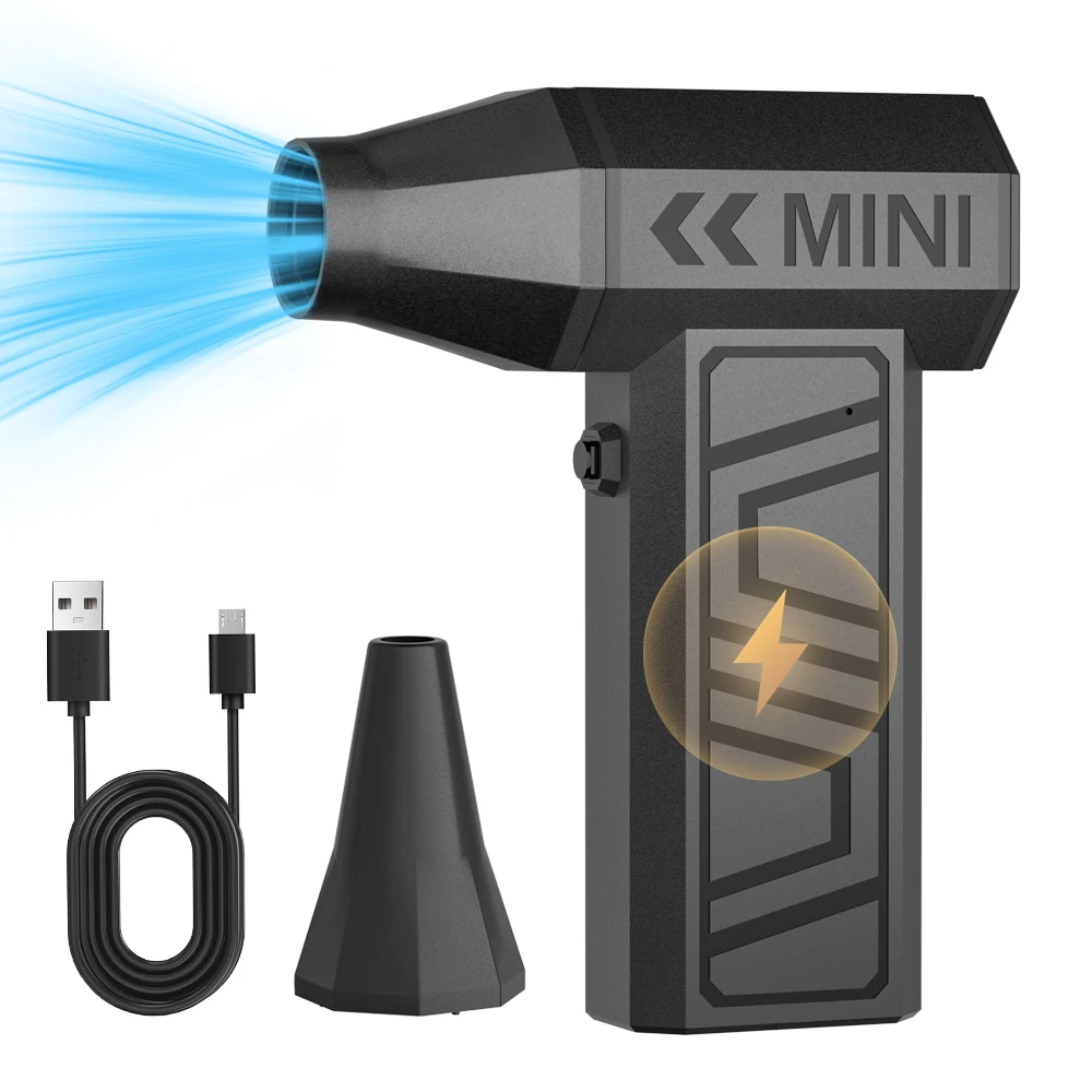 

Turbo Fan For Computer Keyboard Electric Air Duster Cleaning Jet Blower Tool Multifunctional Blowing Snow Car Accessories