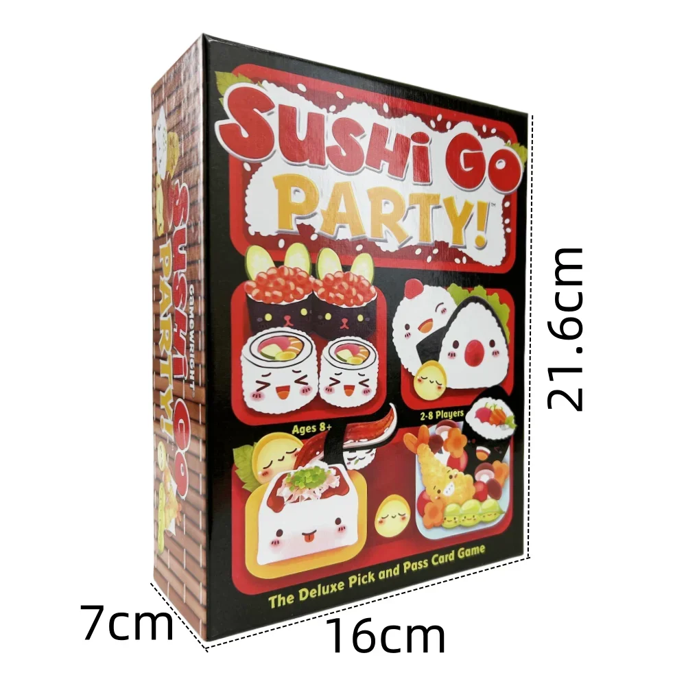 Sushi Go Party Family Gathering Game Card,Fun Card Game,Party Board Deck