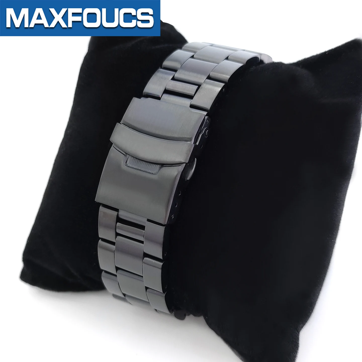 22mm Uhrenarmband für SKX007 Taucheruhr, Edelstahl, gebürstet, gebogen, mit massiven/hohlen Endgliedern, Uhrenband-Zubehör – Detail 12