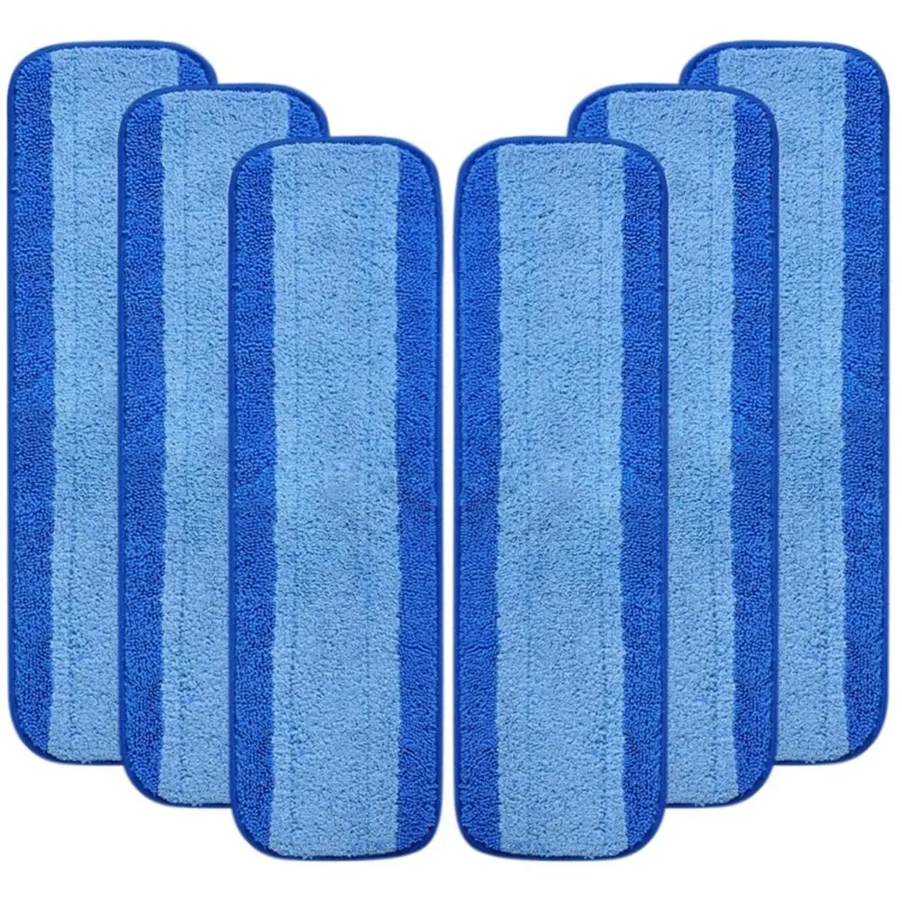 6 Pack Microfiber Cleaning Pads for Premium Mop