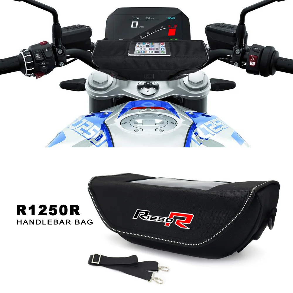 

Motorcycle Waterproof Bag Storage Handlebar bag For R1250R R1250 R 2014-2023 Travel Toolkit Handlebar Travel bag