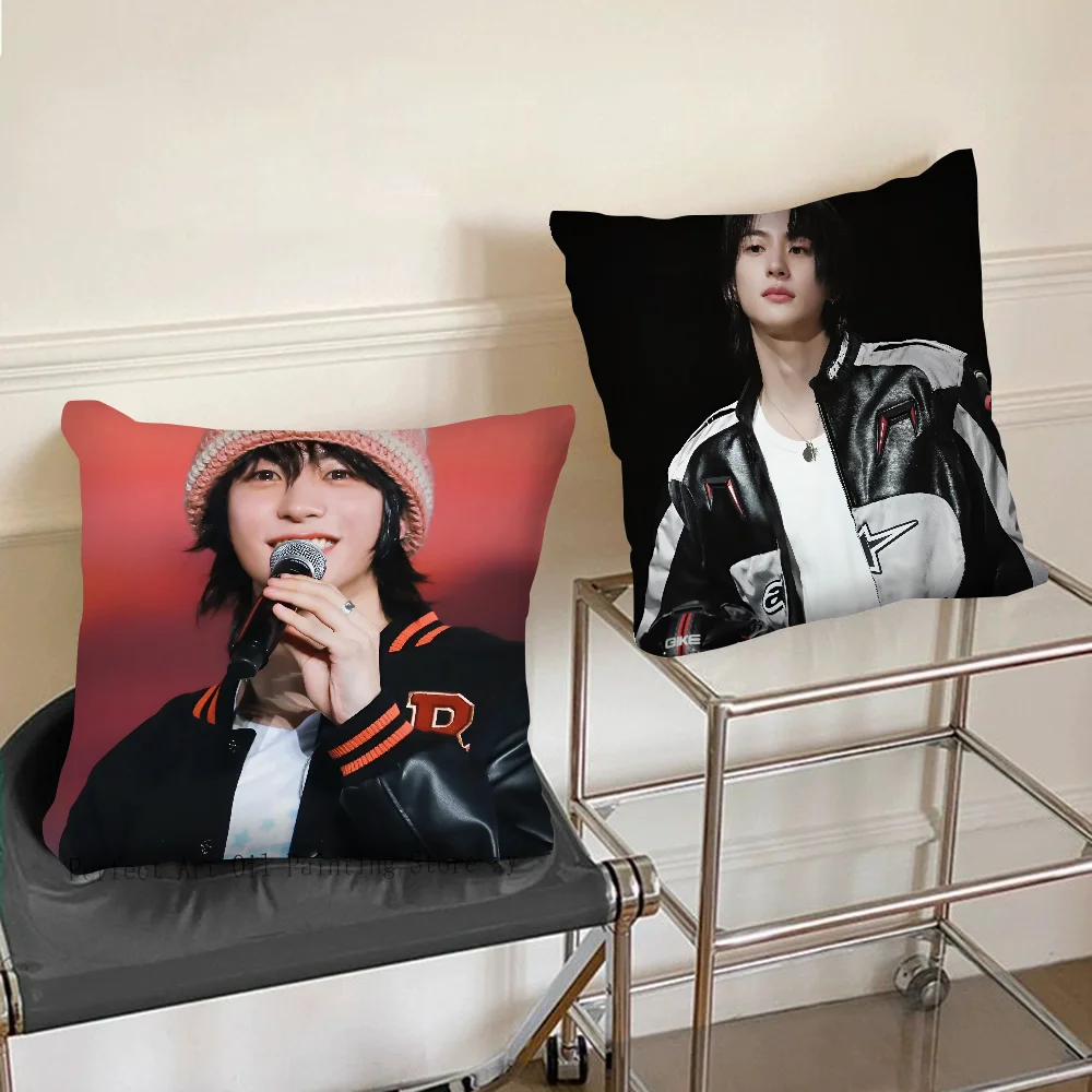 1 قطعة أنطون Chanyoung Lee Kpop كيس وسادة وسادة مربعة غطاء الوسادة غرفة نوم أريكة غرفة الديكور غطاء وسادة غير رسمي