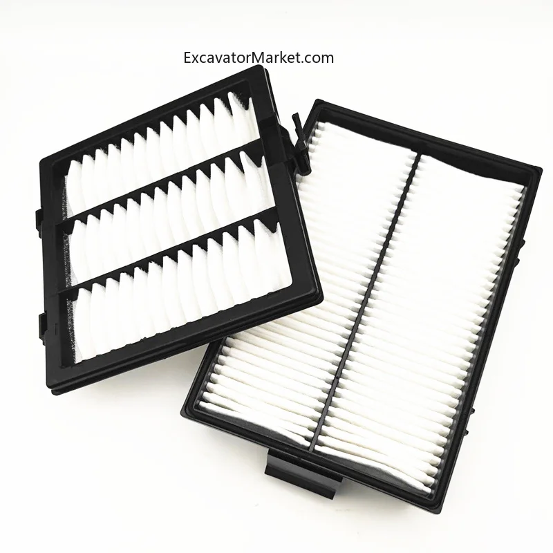 Excavator Parts For Hitachi 200-5g 210 240 260 330-5G-5A built-in external air conditioner filter filter mesh high quality parts