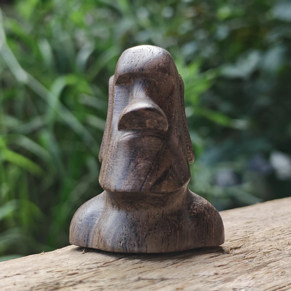 1.7 Inch Hand-Carved Wooden Giant Figurine Ornament, Minimalist Style, Suitable for Birthday Gifts, Study Room, Halloween Decorations, Office, Indoor Decorations, Party Decorations, Creative Desktop Ornaments, Fireplace
