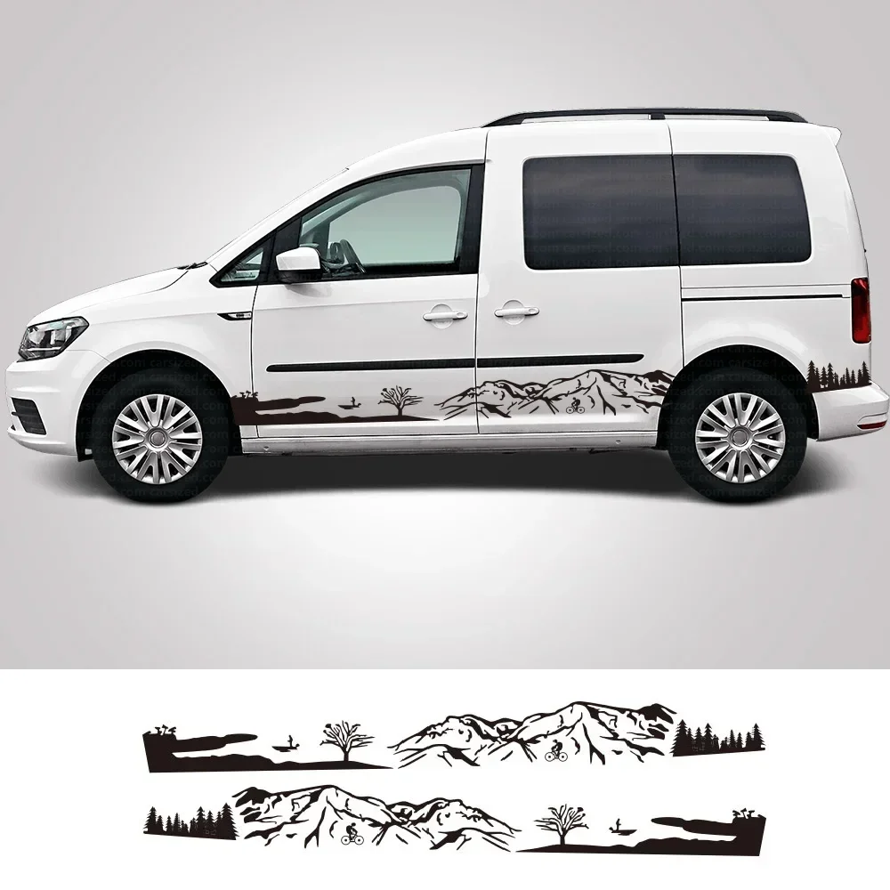 Car Stickers For Volkswagen VW Caddy MK1 MK2 MK3 MK4 4 3 2 Maxi Kombi Vinyl Decals Camper Van Graphics Auto Tuning Accessories view 2