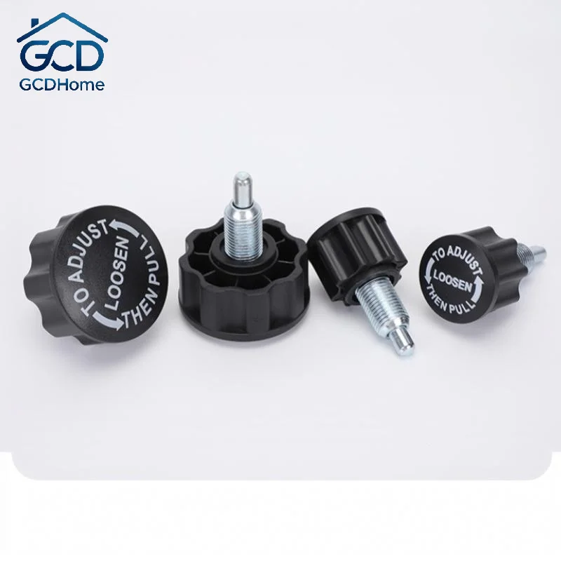 Quick Insert Plum Shaped Locking Knob Non-Slip Grip Sturdy Steel Thread for Industrial Machinery Repair